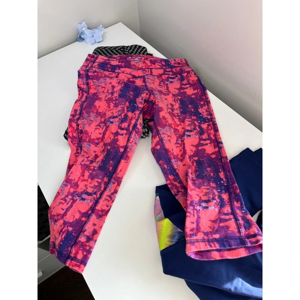 Womens Leggings Bundle Nike Victoria Secret VSX Tek Gear Size S XS 4 Pairs
